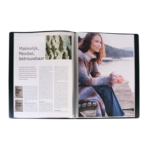 Kangaro K-3015-0 showalbum flexibel A4 / zwart / polypropyleen / 10 hoezen