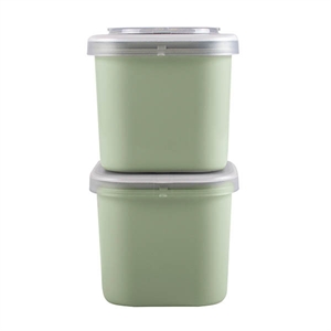 Sunware Sigma Home Food to go lunchbakje / groen / 0,4 liter / 2 stuks