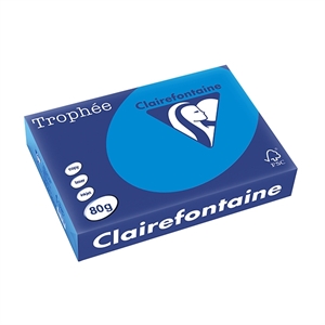 Clairefontaine papier / caraïbenblauw / A4 / 80 gr. / 500 vel
