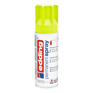 Edding 5200 permanente acrylverf spray / mat neon geel / 200 ml