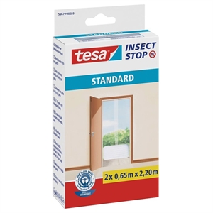Tesa vliegenhor Insect Stop / standaard deur / 2 x 65 x 220 cm / wit