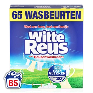 Witte Reus Waspoeder 3,25 kg / 65 wasbeurten