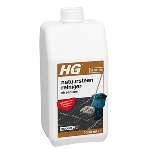 HG natuursteen reiniger glansvloeren / streeploos / 1 liter