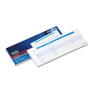 Atlanta 25420030000 kwitantieboekje / 100 vel / 210 x 74 mm