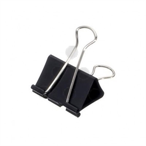 Maul papierklem / 16mm / zwart  12 stuks