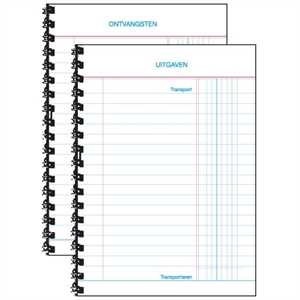 Sigel Expres kasboek / A6 / spiraal gebonden / 50 vel