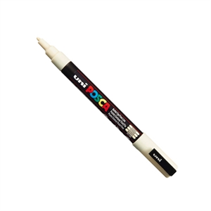 POSCA PC-3M verfmarker / ivoor / ronde punt / 0,9 - 1,3 mm
