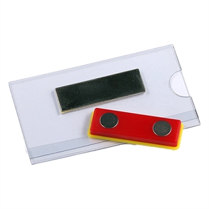 Europel 121267 naambadge met magneet / 75 x 40 mm / 24 stuks