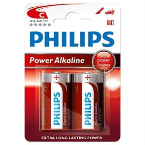 Philips batterij Power Baby C / LR14 / 2 stuks