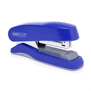 Rapesco Flat Clinch Half Strip nietmachine / kunststof / blauw / tot 25 vel