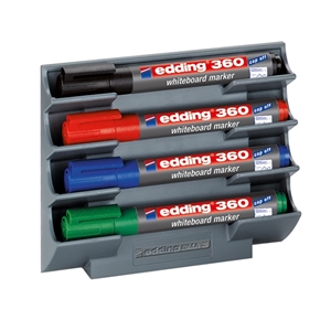 Edding 4-BMA3 magnetische stiftenhouder / grijs / rechte punt