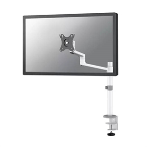 Neomounts Next Lite ruimtebesparende monitorarm / 1 monitor / 17-27 inch / wit / tot 8 kg