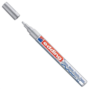 Edding 751 paint marker / zilver / ronde punt / 1-2 mm