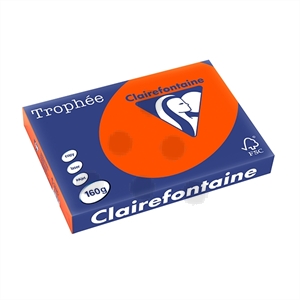 Clairefontaine papier / kardinaalrood / A3 / 160 gr. / 250 vel