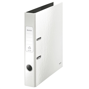 Leitz 180 WOW ordner / A4 / karton / wit metallic / 50 mm