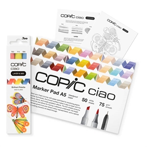 Copic Ciao Layer & Mix 2D starterset / Brilliant / 5 stuks