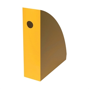 Exacompta 18208D Bee Blue tijdschriftencassette / A4+ / polystyreen / saffraangeel