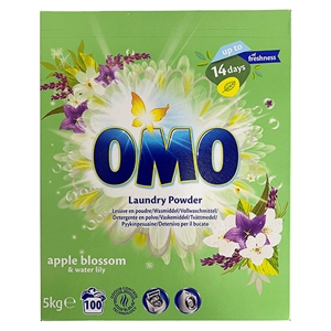 Omo waspoeder / Color / Apple Blossom & Water Lily / 5 kg / 100 wasbeurten