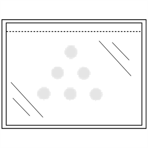 Raadhuis 310100 paklijst envelop / onbedrukt / zelfklevend / A6 / 165 mm x  122 mm / 1000 stuks