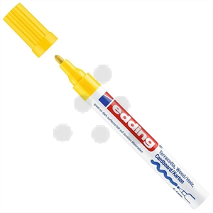 Edding 4000 deco/matlak marker / geel / ronde punt / 2-4 mm