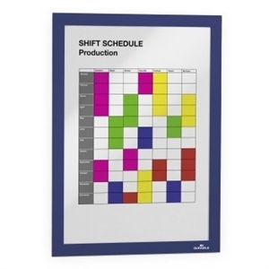 Durable Duraframe informatiekader / A4 / blauw / 2 stuks