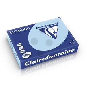 Clairefontaine papier / blauw / A4 / 160 gr. / 250 vel