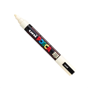 POSCA PC-5M verfmarker / ivoor / ronde punt / 1,8 - 2,5 mm