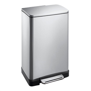 EKO E-Cube pedaalemmer / mat RVS / 30 liter