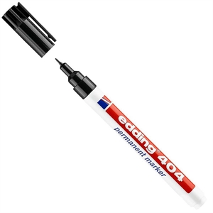 Edding 404 permanent marker / zwart / ronde punt / 0,75 mm