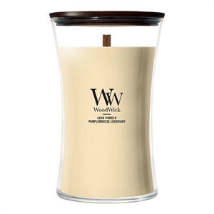 Woodwick Large hourglass geurkaars / Lush Pomelo / 610 gram