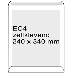 Raadhuis 308550 bordrug envelop / zelfklevend / EC4 / 240mm x 340mm / 100 stuks