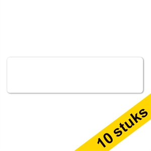 Djois zelfklevend vloermarkeringssymbool | streep | wit | 10 stuks