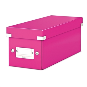 Leitz 6041 WOW CD opberg box / roze metallic