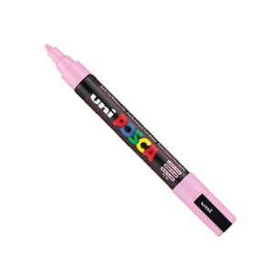 POSCA PC-5M verfmarker / lichtroze / ronde punt / 1,8 - 2,5 mm