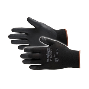 Busters Precision werkhandschoen / nylon / maat M / zwart / 1 paar
