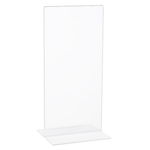 Deflecto folderhouder met T-voet / 1/3 A3 / acryl / transparant / staand