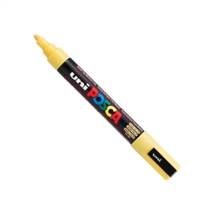 POSCA PC-5M verfmarker / strogeel / ronde punt / 1,8 - 2,5 mm