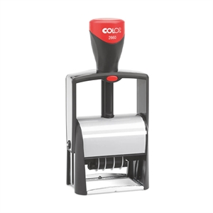 Colop 2660 tekst- en datumstempel personaliseerbaar / zwart