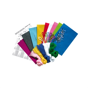 Folia 51019 knutseldoos / vilt / 674-delig