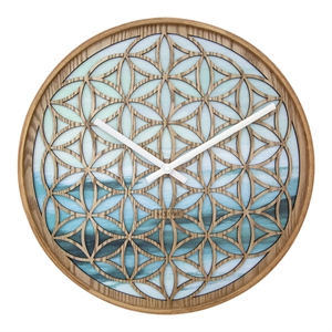 NeXtime NE-3306 Concord wandklok / hout / groen / 40 cm