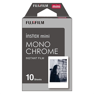 Fujifilm instax mini film / Monochrome / 10 vel