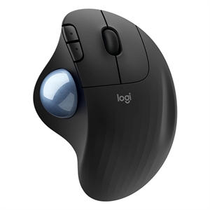 Logitech 910-006221 M575 ergonomische muis | trackball | draadloos | USB, Bluetooth | zwart