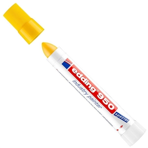 Edding 950 industriële paint marker / geel / ronde punt / 10 mm