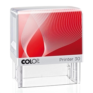 Colop printer 30 tekststempel personaliseerbaar / zwart