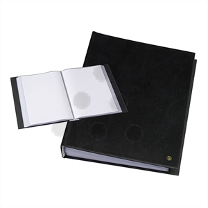 Rillstab showalbum / A5 / harde kaft / zwart / 30 insteekhoezen