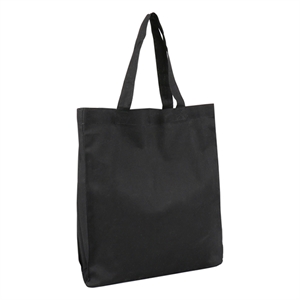 Katoenen draagtas / zwart / 300 x 340 mm / 10 stuks