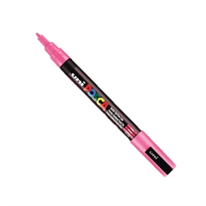 POSCA PC-3M verfmarker / roze / ronde punt / 0,9 - 1,3 mm