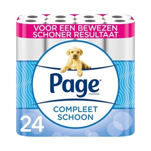 Page Compleet Schoon toiletpapier / 2-laags / 24 rollen