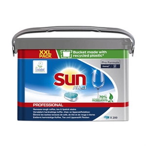 Sun All-in-1 vaatwastabletten / Pro Formula / 200 tabs