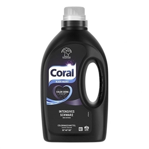 Coral vloeibaar wasmiddel / Black Velvet / 1,25 liter / 26 wasbeurten